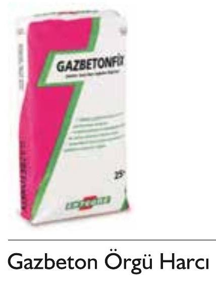 Gazbeton Örgü Harcı